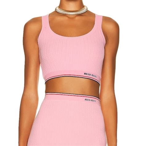 miu miu crop top|michael miu tops.